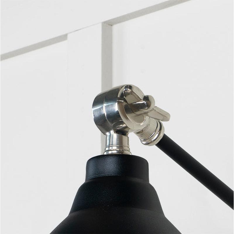 Smooth Nickel Brindley Wall Light-From The Anvil-Nickel-nirohome