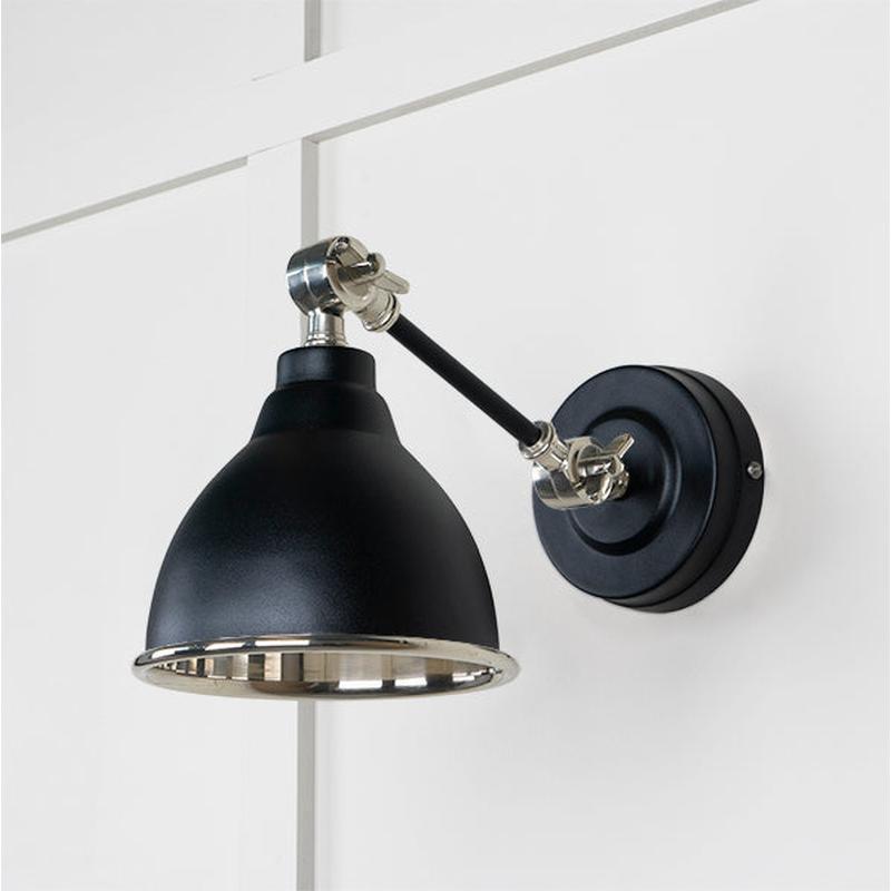 Smooth Nickel Brindley Wall Light-From The Anvil-Nickel-nirohome