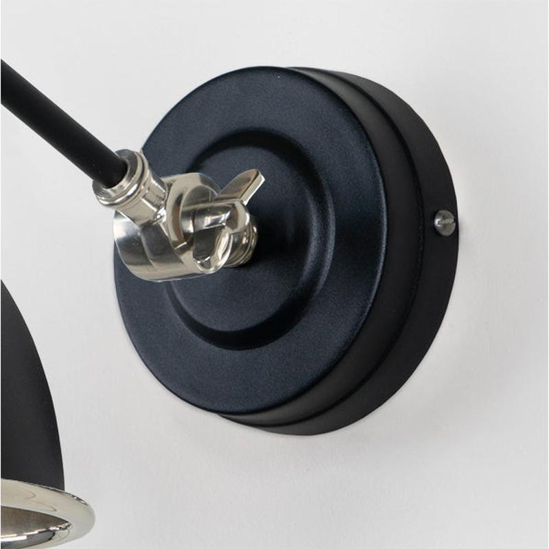 Smooth Nickel Brindley Wall Light-From The Anvil-Nickel-nirohome