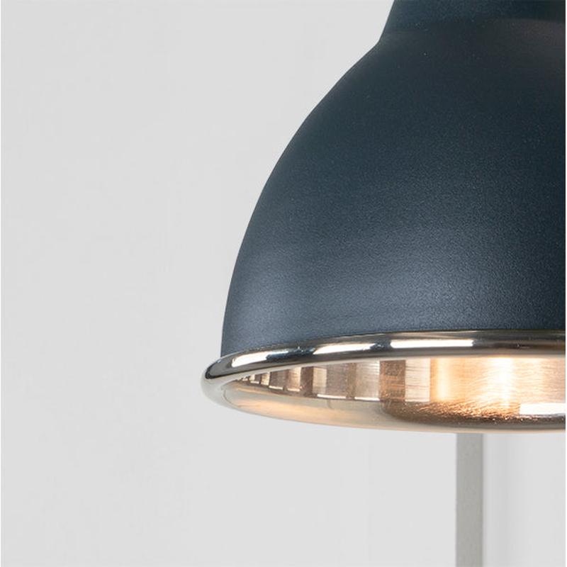 Smooth Nickel Brindley Wall Light-From The Anvil-Nickel-nirohome