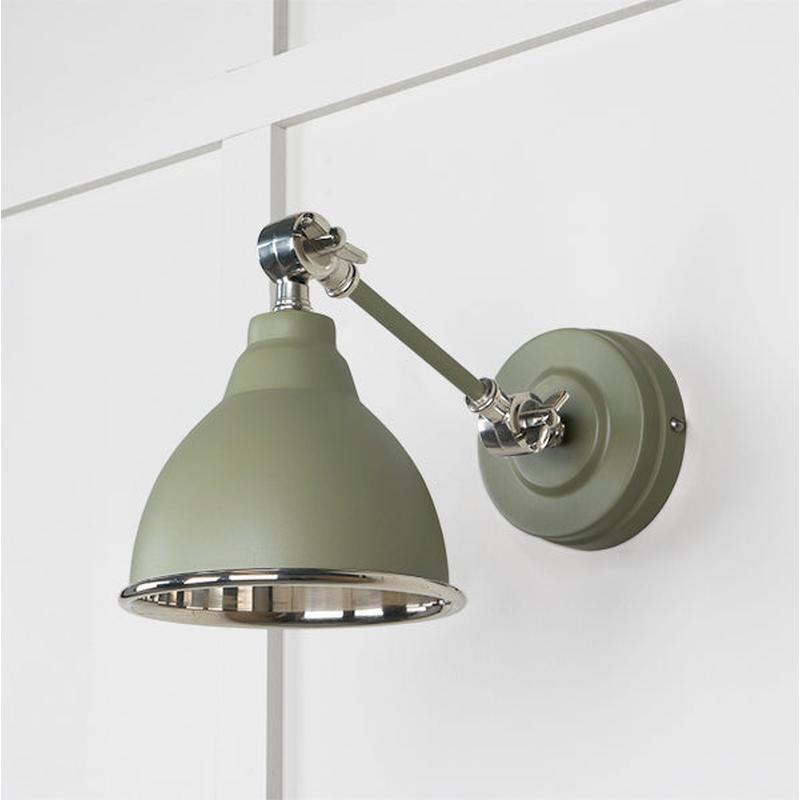 Smooth Nickel Brindley Wall Light-From The Anvil-Nickel-nirohome