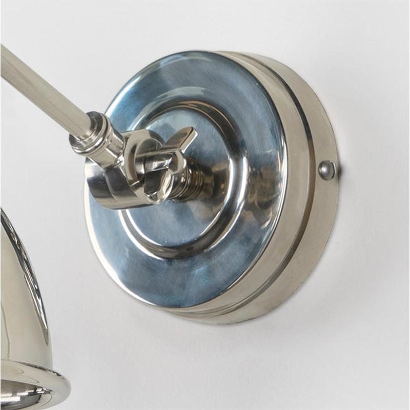 Smooth Nickel Brindley Wall Light-From The Anvil-Nickel-nirohome