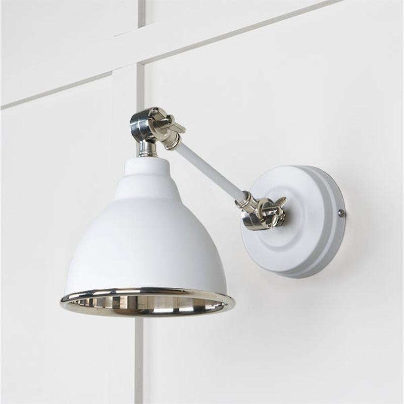 Smooth Nickel Brindley Wall Light-From The Anvil-Nickel-nirohome