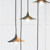 Smooth Nickel Flora Cluster Pendant-From The Anvil-Nickel-nirohome