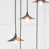 Smooth Nickel Flora Cluster Pendant-From The Anvil-Nickel-nirohome
