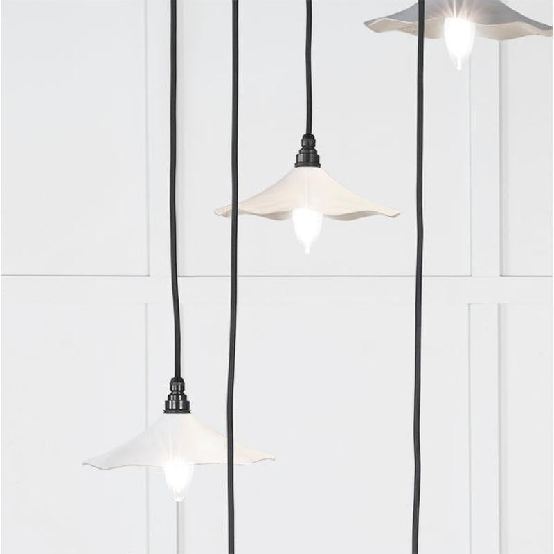 Smooth Nickel Flora Cluster Pendant-From The Anvil-Nickel-nirohome