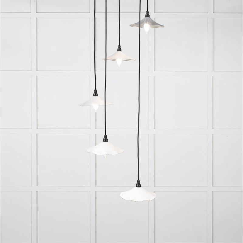 Smooth Nickel Flora Cluster Pendant-From The Anvil-Nickel-nirohome