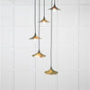 Smooth Nickel Flora Cluster Pendant-From The Anvil-Nickel-nirohome