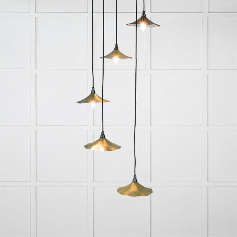 Smooth Nickel Flora Cluster Pendant-From The Anvil-Nickel-nirohome
