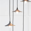 Smooth Nickel Flora Cluster Pendant-From The Anvil-Nickel-nirohome