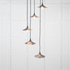 Smooth Nickel Flora Cluster Pendant-From The Anvil-Nickel-nirohome