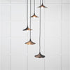 Smooth Nickel Flora Cluster Pendant-From The Anvil-Nickel-nirohome