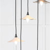 Smooth Nickel Flora Cluster Pendant-From The Anvil-Nickel-nirohome