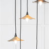 Smooth Nickel Flora Cluster Pendant-From The Anvil-Nickel-nirohome