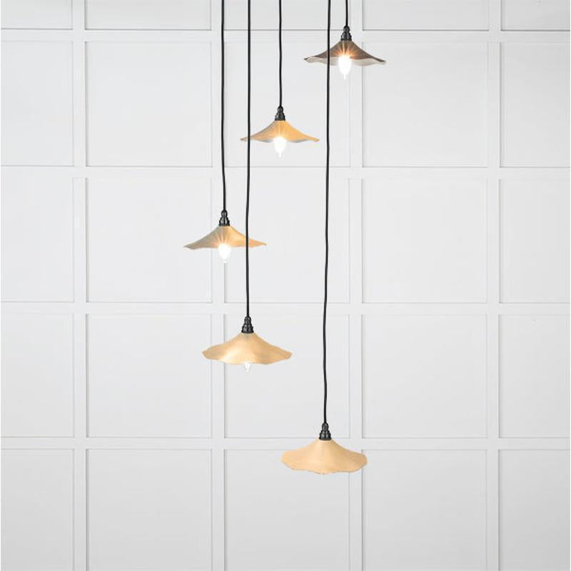 Smooth Nickel Flora Cluster Pendant-From The Anvil-Nickel-nirohome