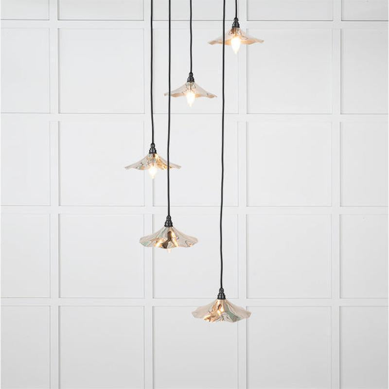 Smooth Nickel Flora Cluster Pendant-From The Anvil-Nickel-nirohome