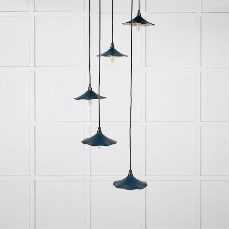 Smooth Nickel Flora Cluster Pendant-From The Anvil-Nickel-nirohome