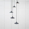 Smooth Nickel Flora Cluster Pendant-From The Anvil-Slate-nirohome