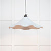 Smooth Nickel Flora Pendant-From The Anvil-Birch-nirohome