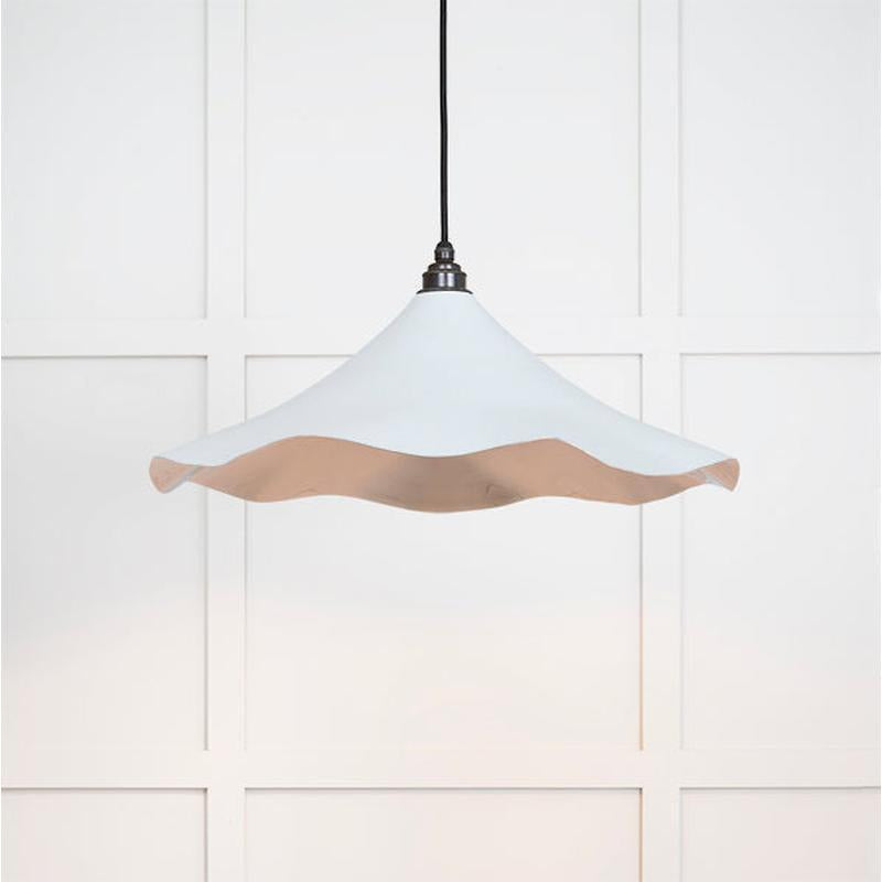 Smooth Nickel Flora Pendant-From The Anvil-Birch-nirohome