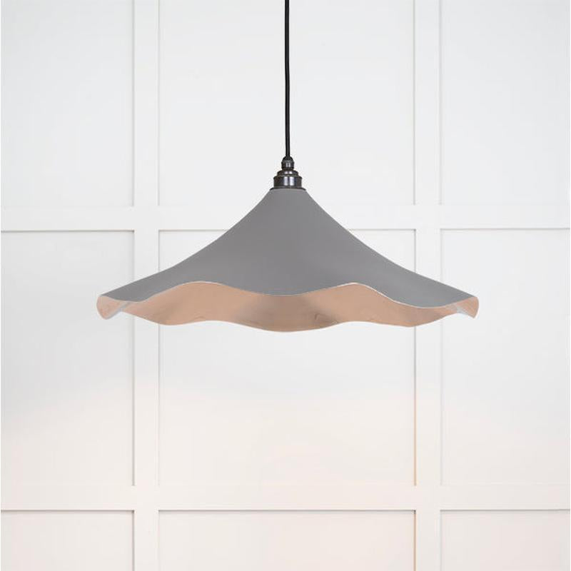 Smooth Nickel Flora Pendant-From The Anvil-Bluff-nirohome