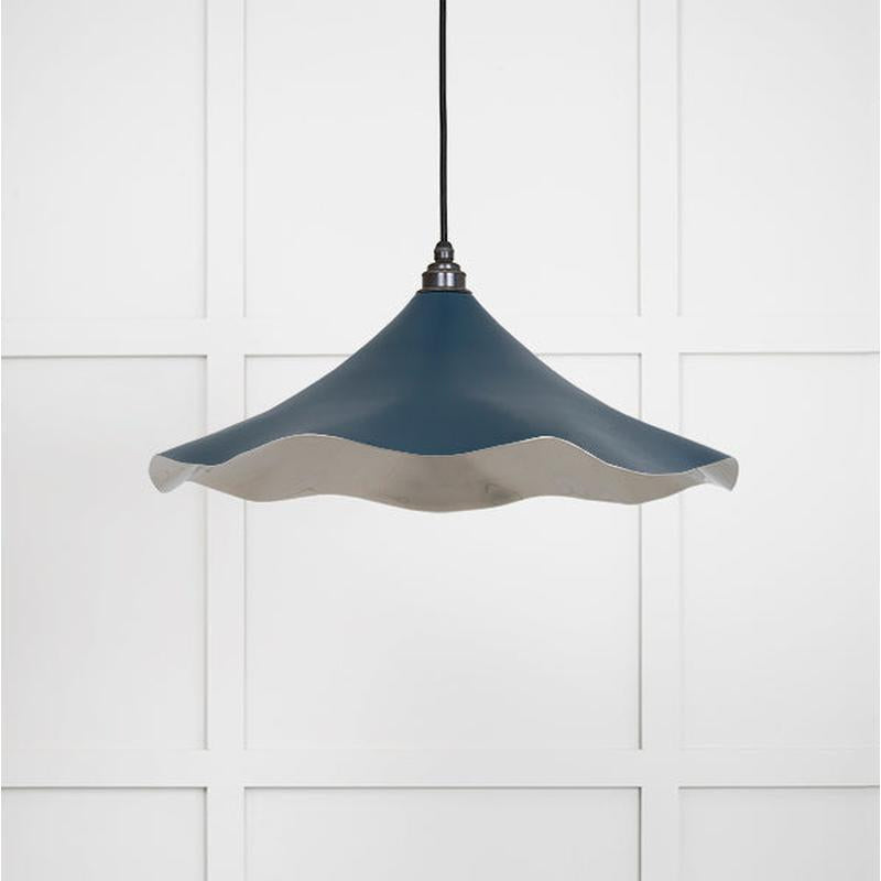 Smooth Nickel Flora Pendant-From The Anvil-Dusk-nirohome