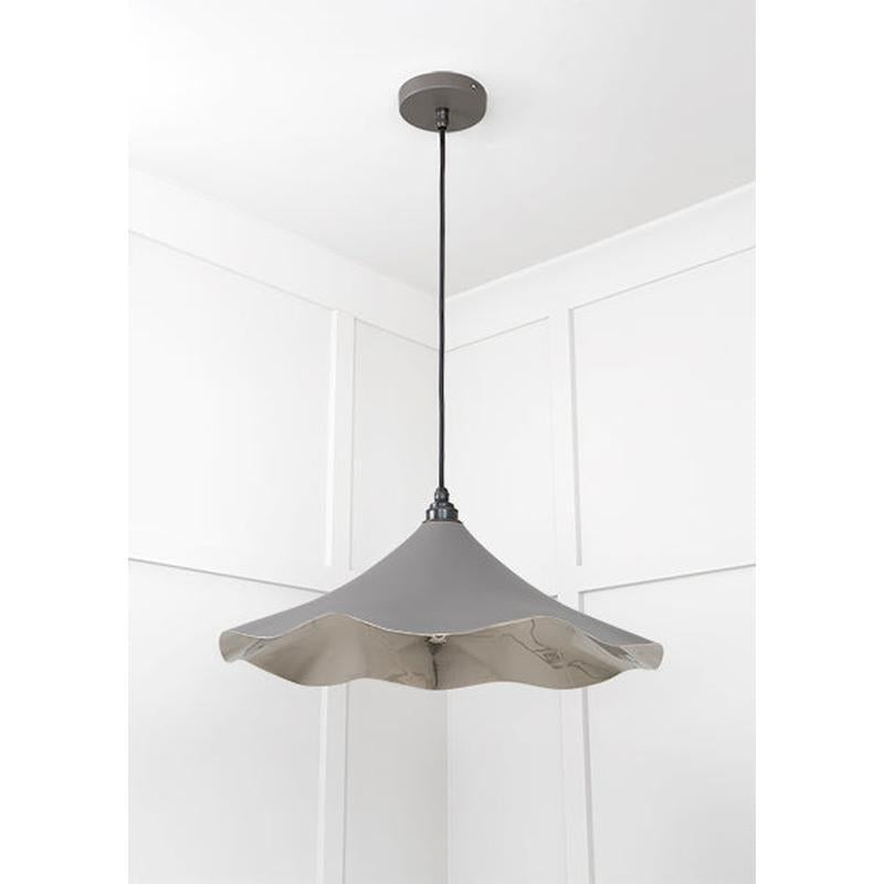 Smooth Nickel Flora Pendant-From The Anvil-Nickel-nirohome