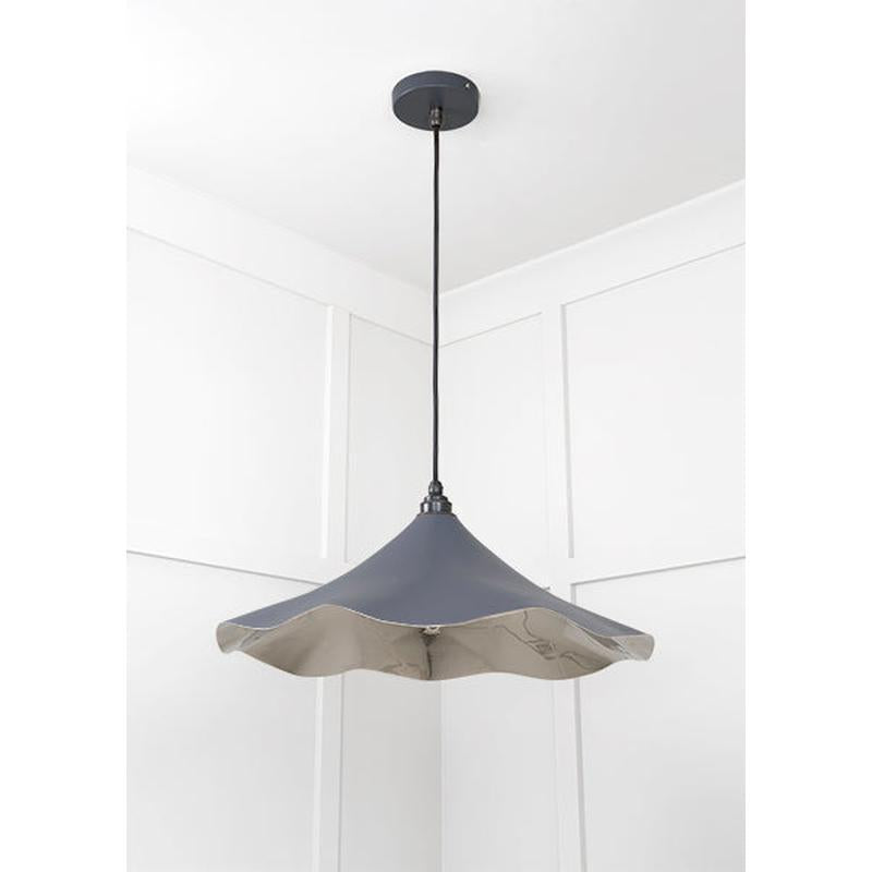 Smooth Nickel Flora Pendant-From The Anvil-Nickel-nirohome