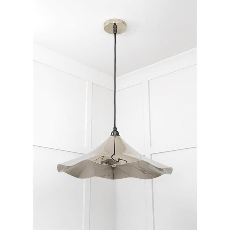 Smooth Nickel Flora Pendant-From The Anvil-Nickel-nirohome