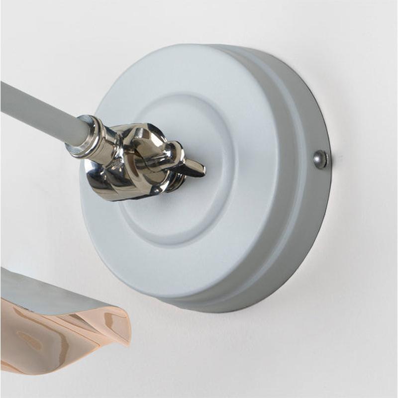 Smooth Nickel Flora Wall Light-From The Anvil-Nickel-nirohome