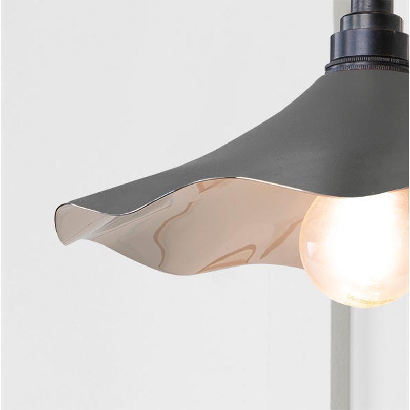 Smooth Nickel Flora Wall Light-From The Anvil-Nickel-nirohome