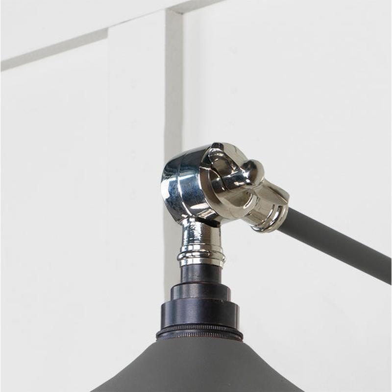 Smooth Nickel Flora Wall Light-From The Anvil-Nickel-nirohome