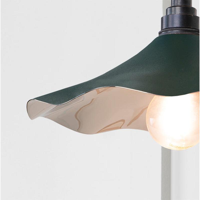 Smooth Nickel Flora Wall Light-From The Anvil-Nickel-nirohome