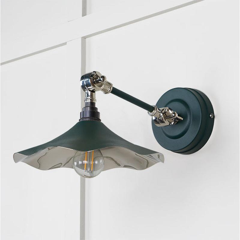 Smooth Nickel Flora Wall Light-From The Anvil-Nickel-nirohome
