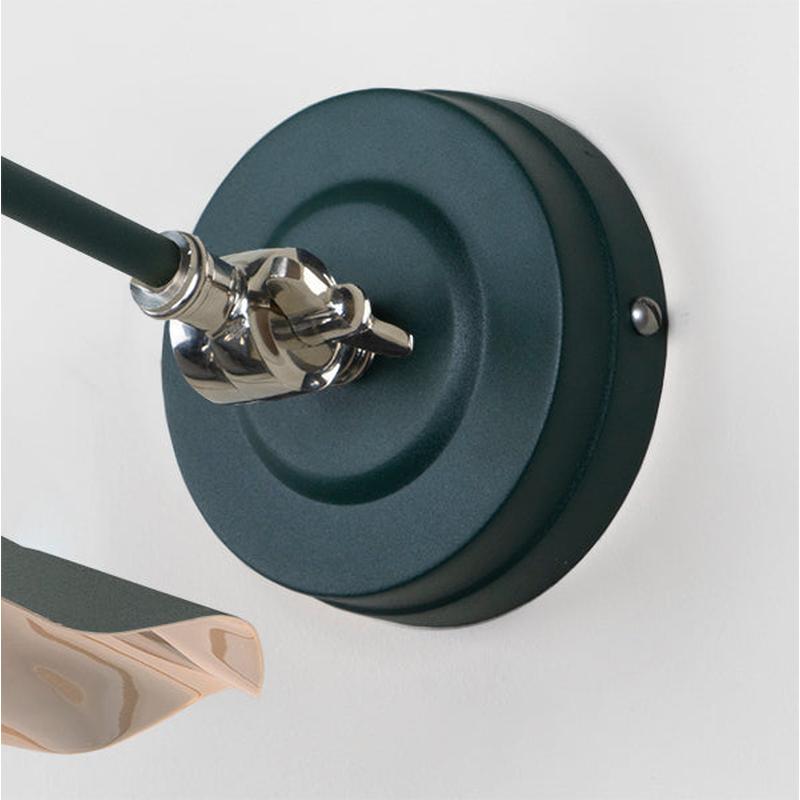 Smooth Nickel Flora Wall Light-From The Anvil-Nickel-nirohome