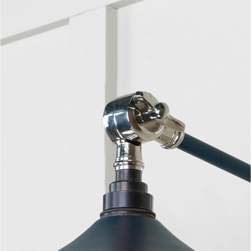 Smooth Nickel Flora Wall Light-From The Anvil-Nickel-nirohome