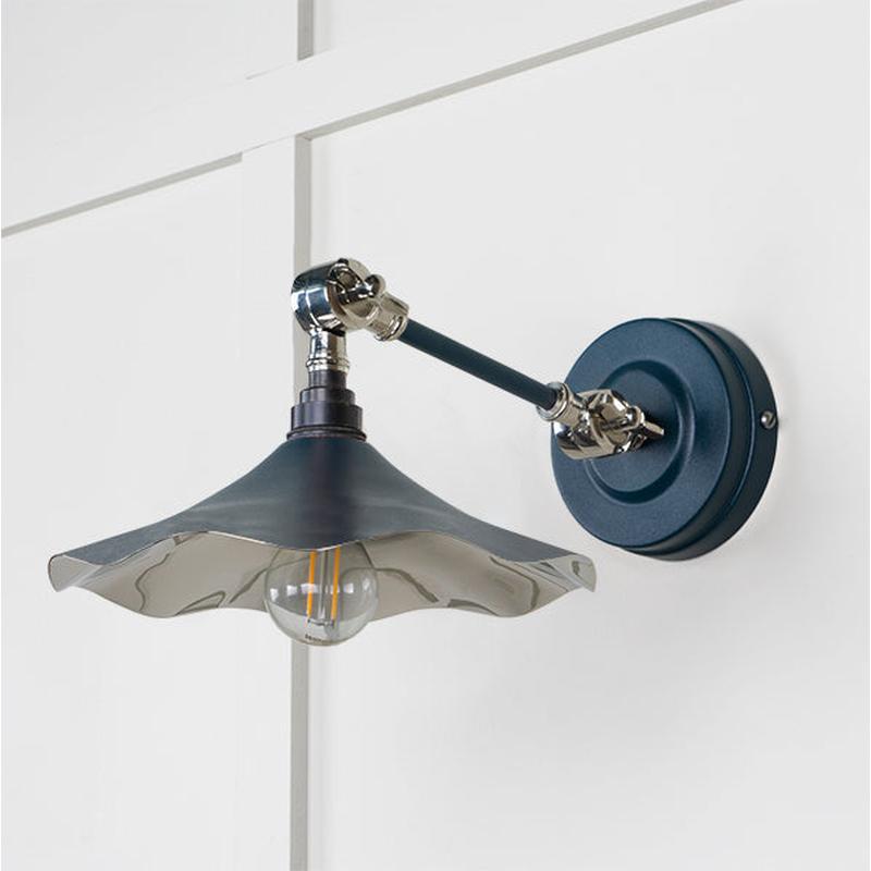 Smooth Nickel Flora Wall Light-From The Anvil-Nickel-nirohome