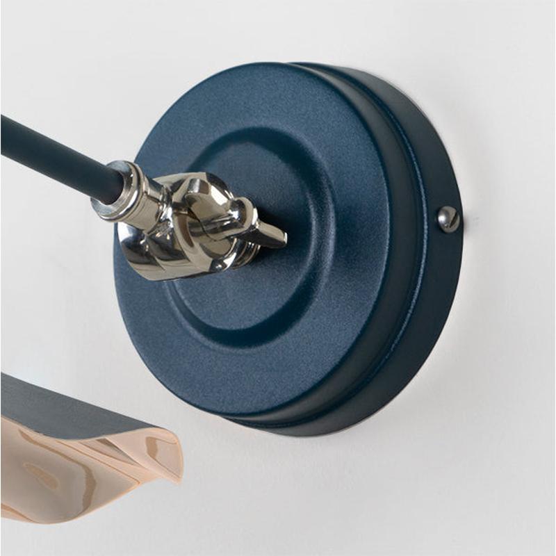 Smooth Nickel Flora Wall Light-From The Anvil-Nickel-nirohome