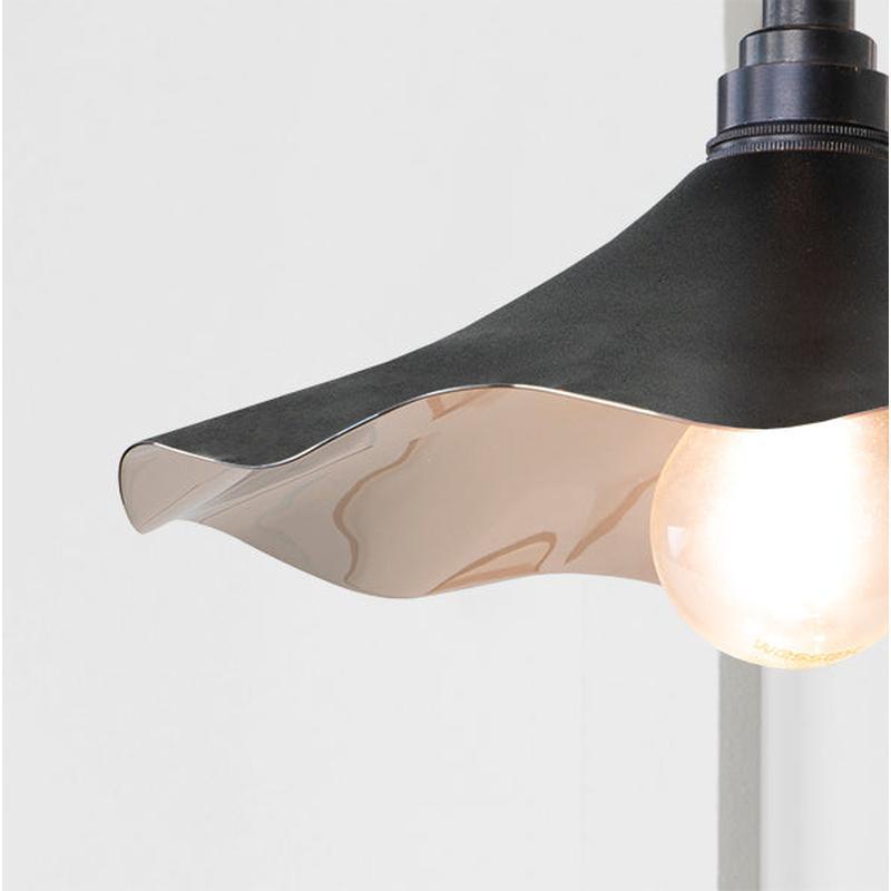 Smooth Nickel Flora Wall Light-From The Anvil-Nickel-nirohome