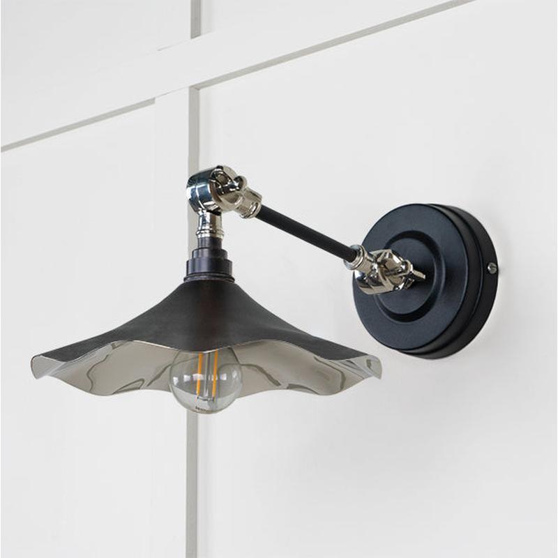 Smooth Nickel Flora Wall Light-From The Anvil-Nickel-nirohome