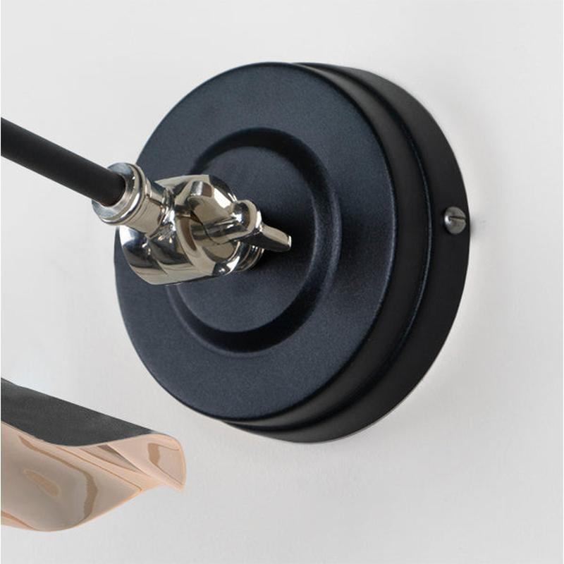Smooth Nickel Flora Wall Light-From The Anvil-Nickel-nirohome