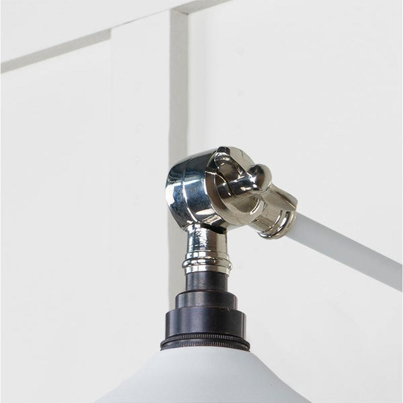 Smooth Nickel Flora Wall Light-From The Anvil-Nickel-nirohome