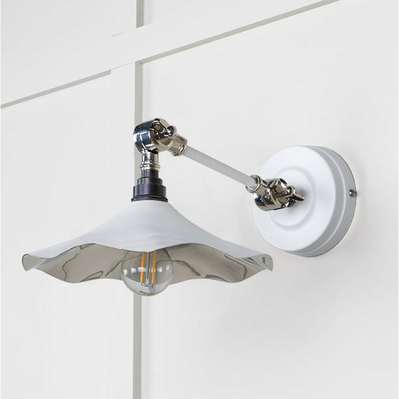 Smooth Nickel Flora Wall Light-From The Anvil-Nickel-nirohome