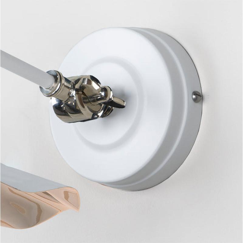 Smooth Nickel Flora Wall Light-From The Anvil-Nickel-nirohome