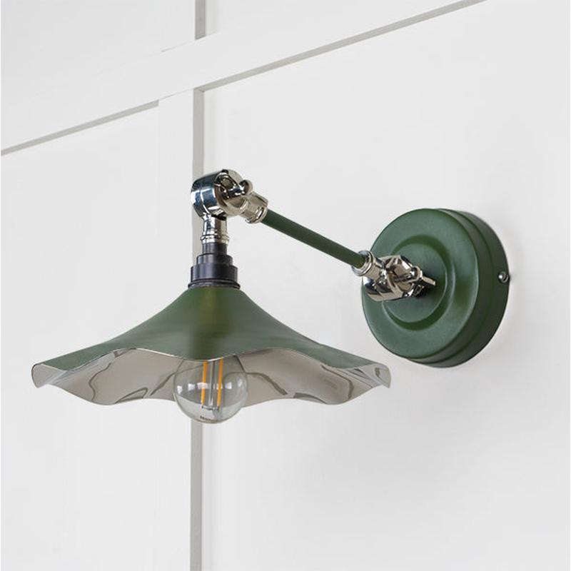 Smooth Nickel Flora Wall Light-From The Anvil-Nickel-nirohome
