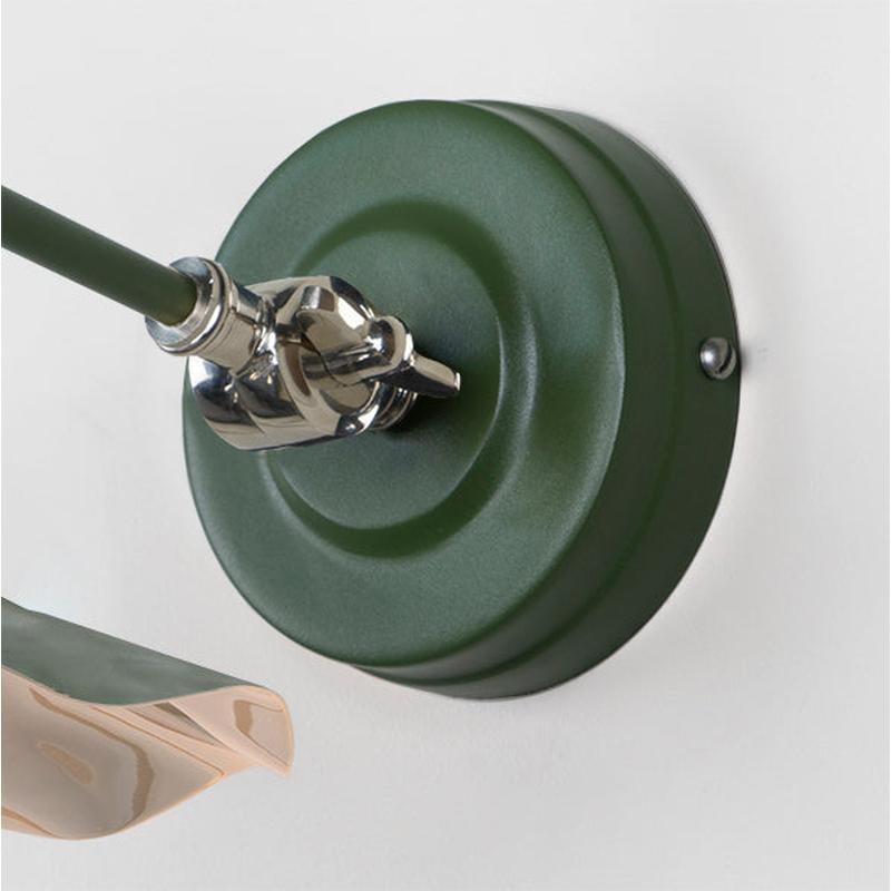 Smooth Nickel Flora Wall Light-From The Anvil-Nickel-nirohome