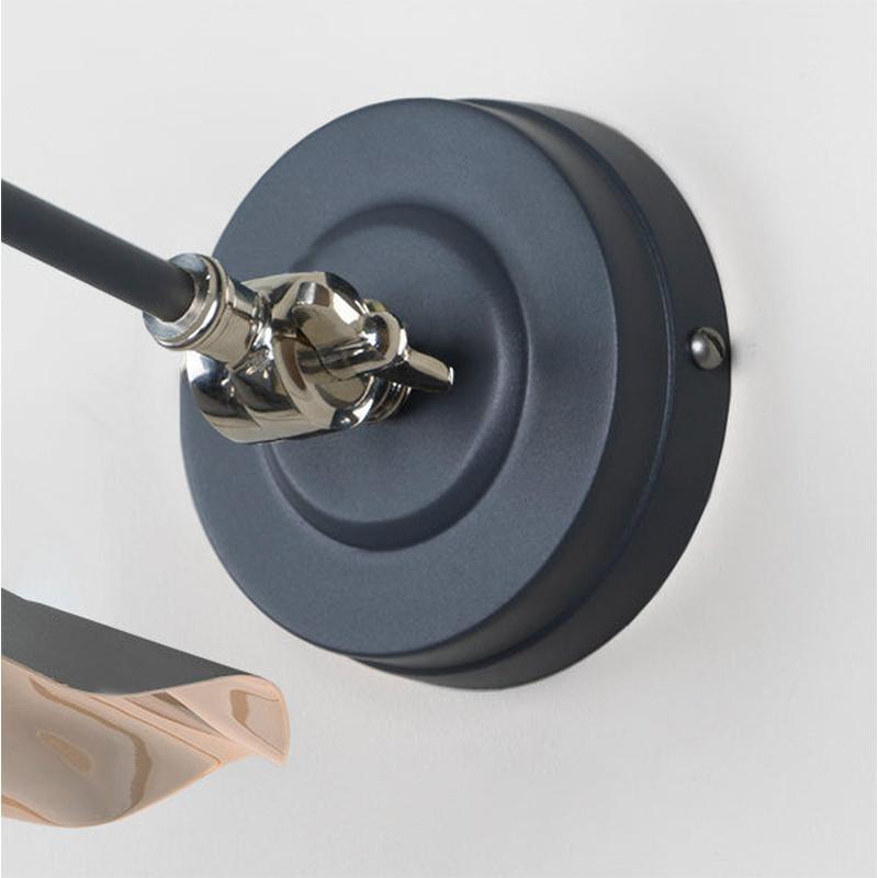 Smooth Nickel Flora Wall Light-From The Anvil-Nickel-nirohome