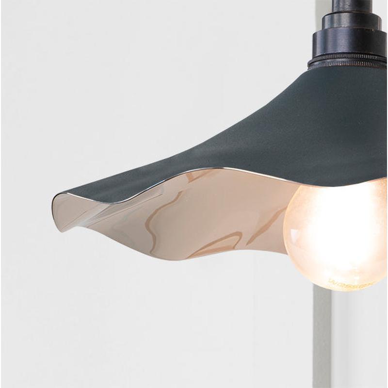 Smooth Nickel Flora Wall Light-From The Anvil-Nickel-nirohome