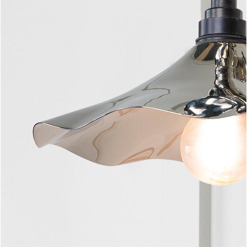 Smooth Nickel Flora Wall Light-From The Anvil-Nickel-nirohome