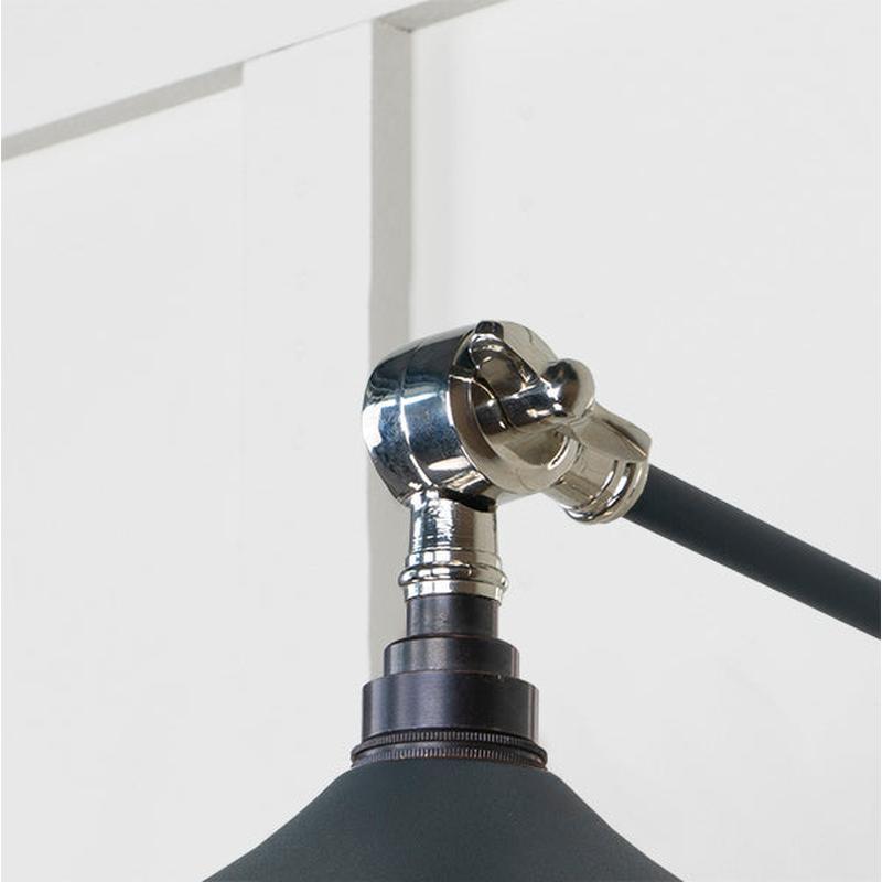 Smooth Nickel Flora Wall Light-From The Anvil-Nickel-nirohome